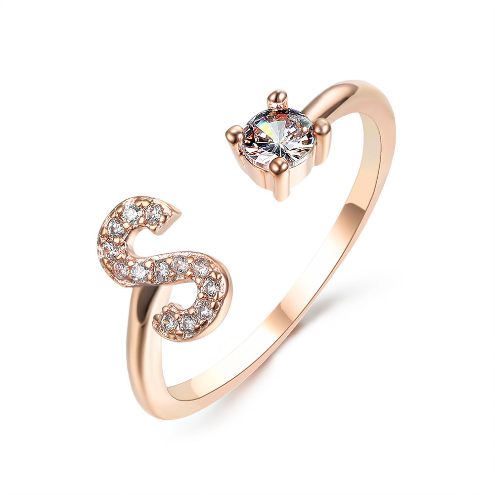 Initialen Diamant Ring