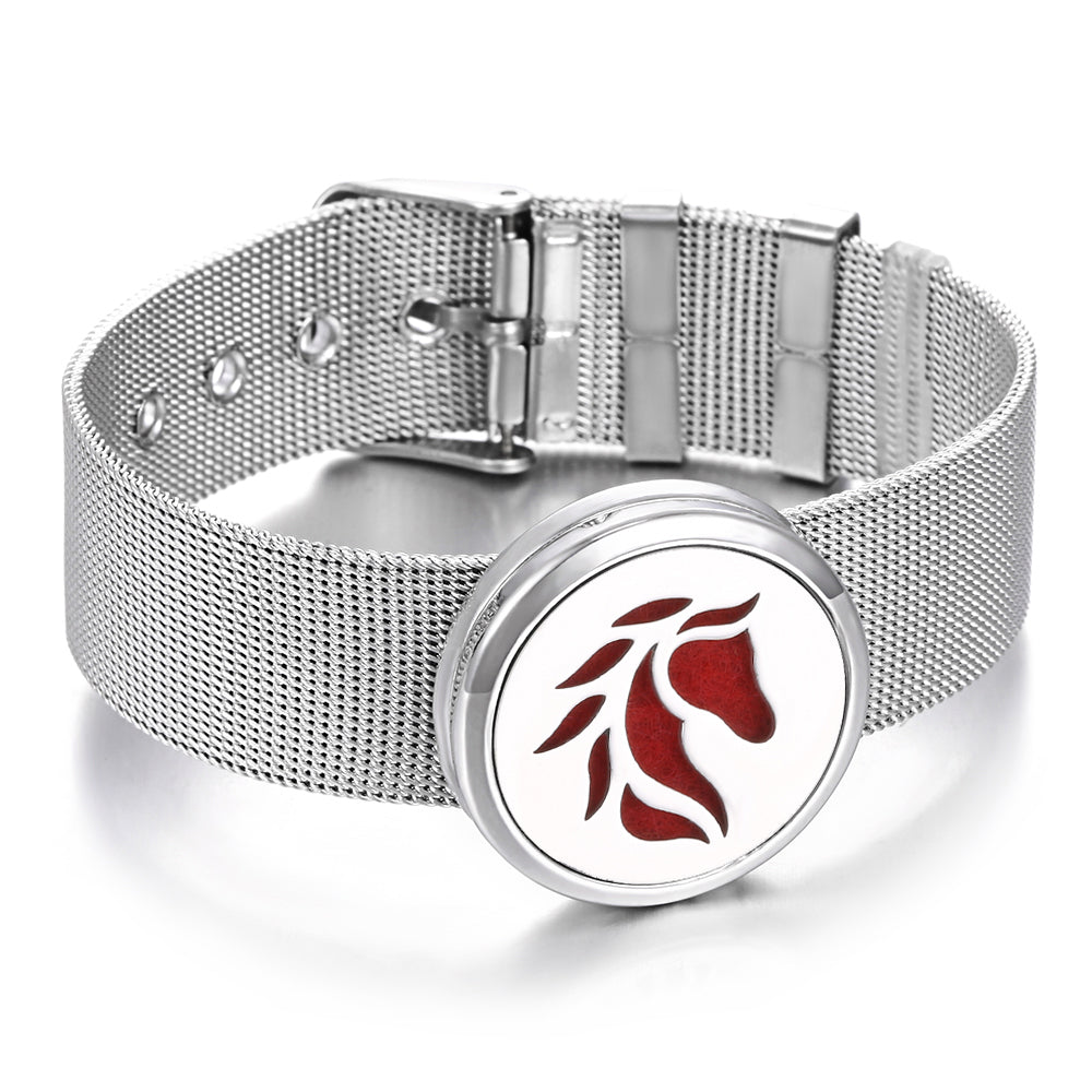 Edelstahl Duft Armband k