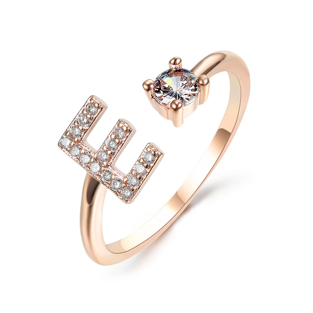Initialen Diamant Ring