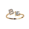 Initialen Diamant Ring