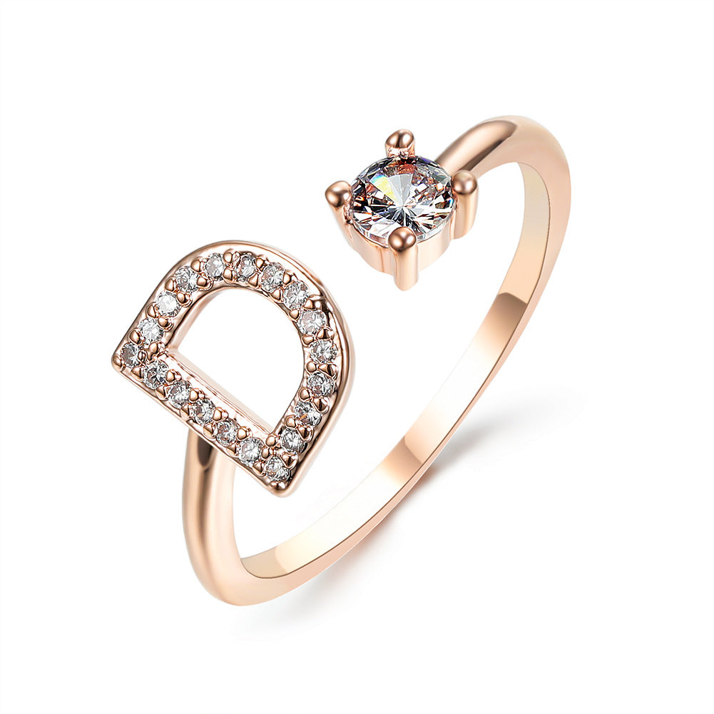 Initialen Diamant Ring