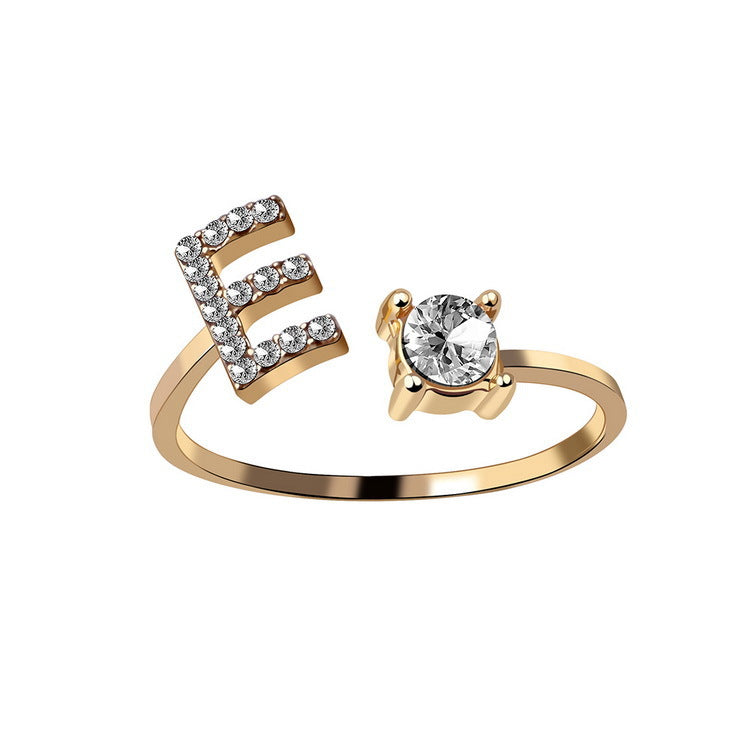 Initialen Diamant Ring