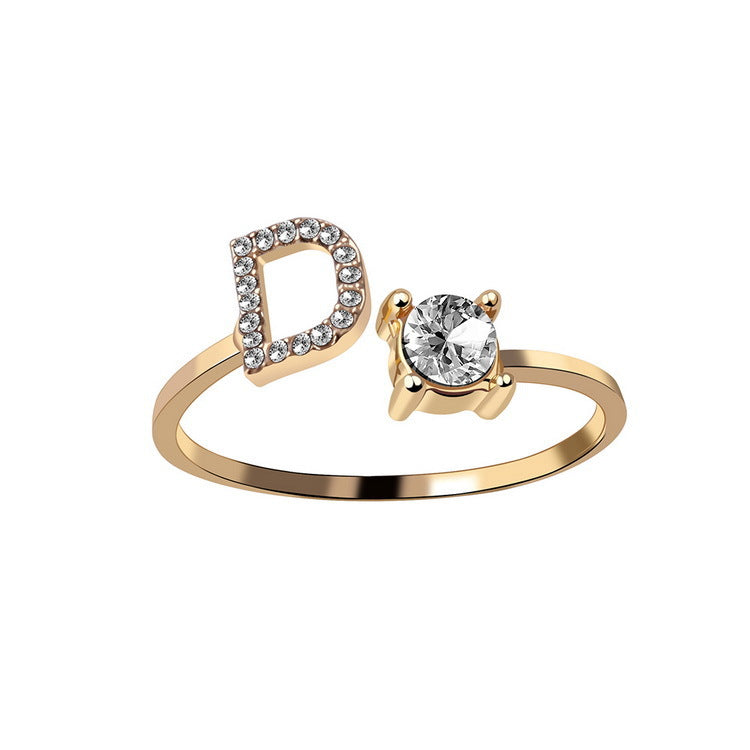 Initialen Diamant Ring