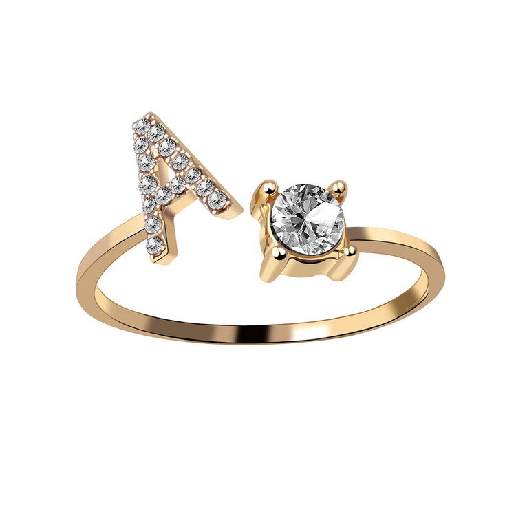 Initialen Diamant Ring
