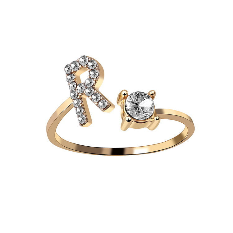 Initialen Diamant Ring