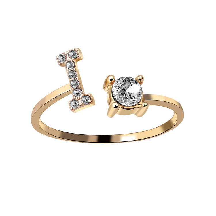 Initialen Diamant Ring