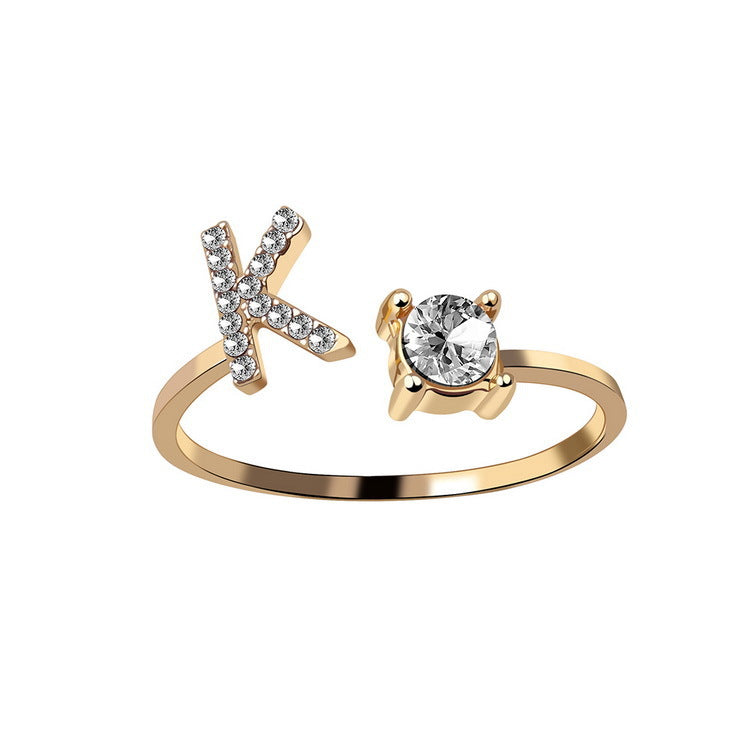 Initialen Diamant Ring