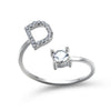 Initialen Diamant Ring