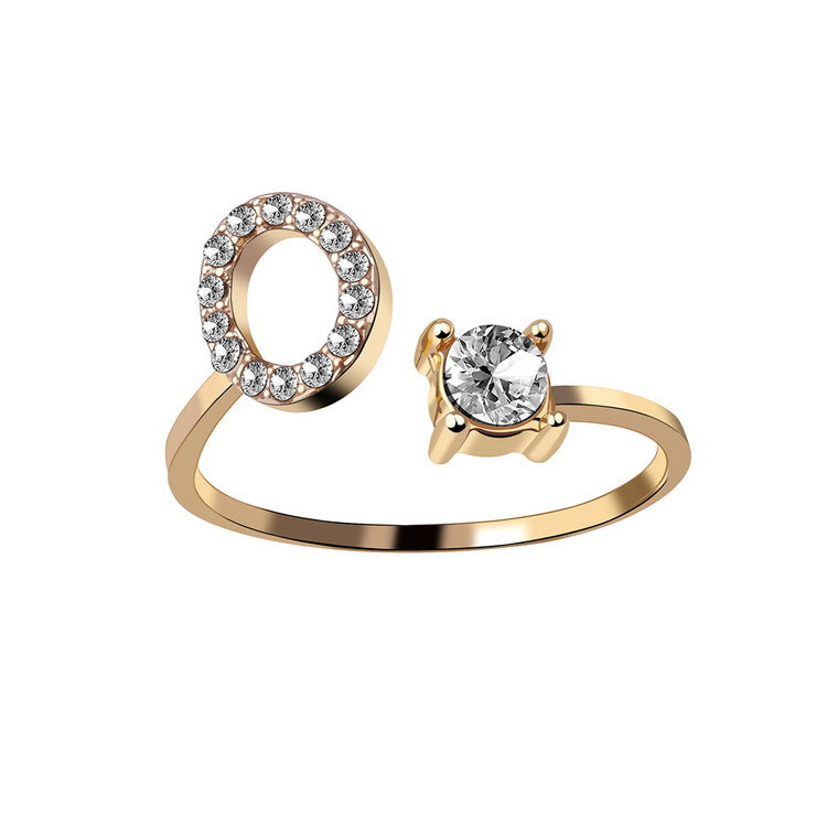 Initialen Diamant Ring