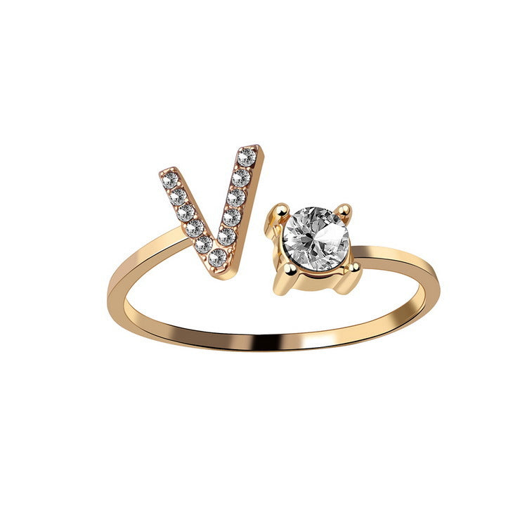 Initialen Diamant Ring