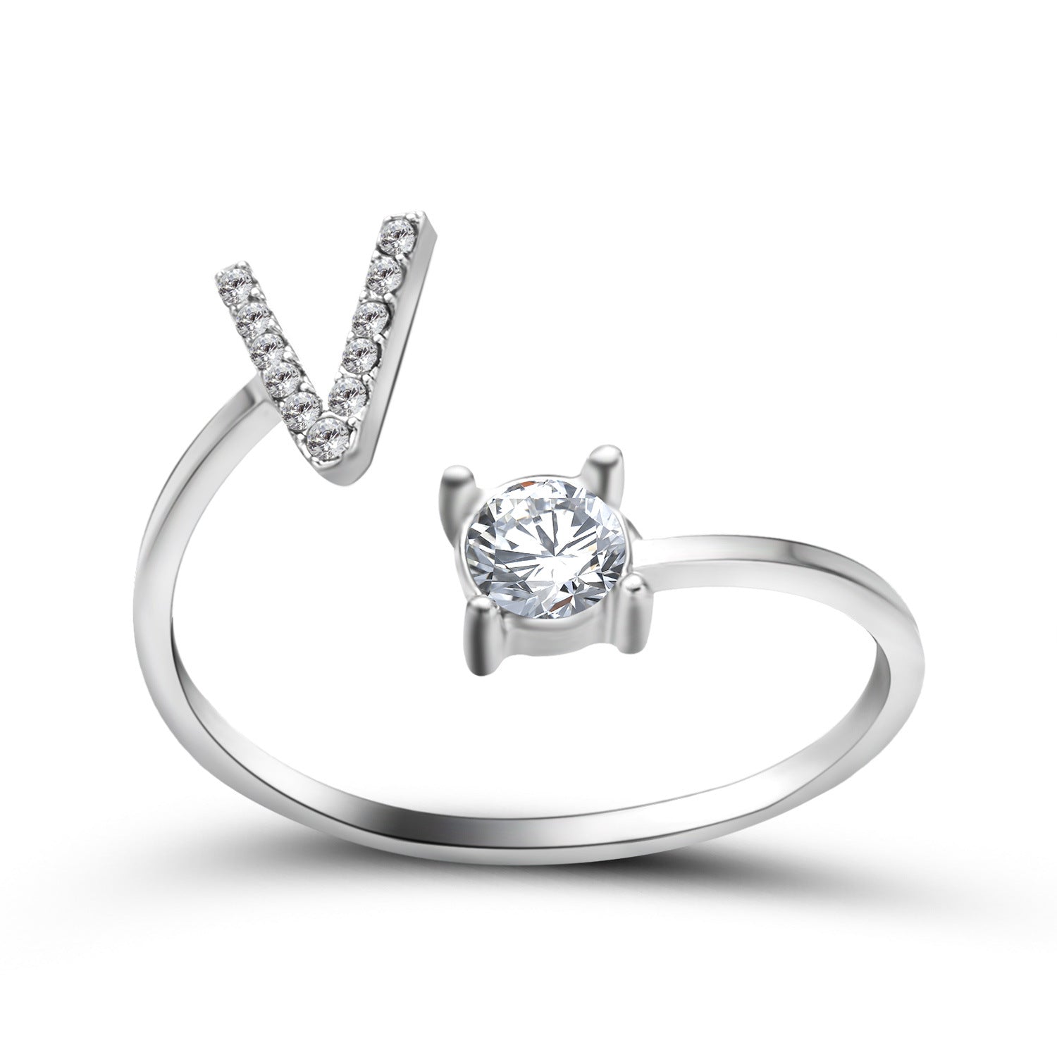 Initialen Diamant Ring