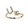 Initialen Diamant Ring
