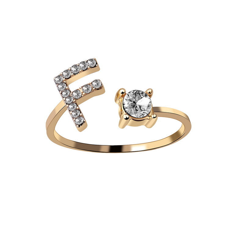 Initialen Diamant Ring