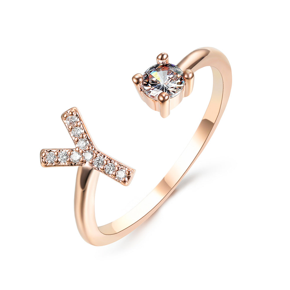 Initialen Diamant Ring