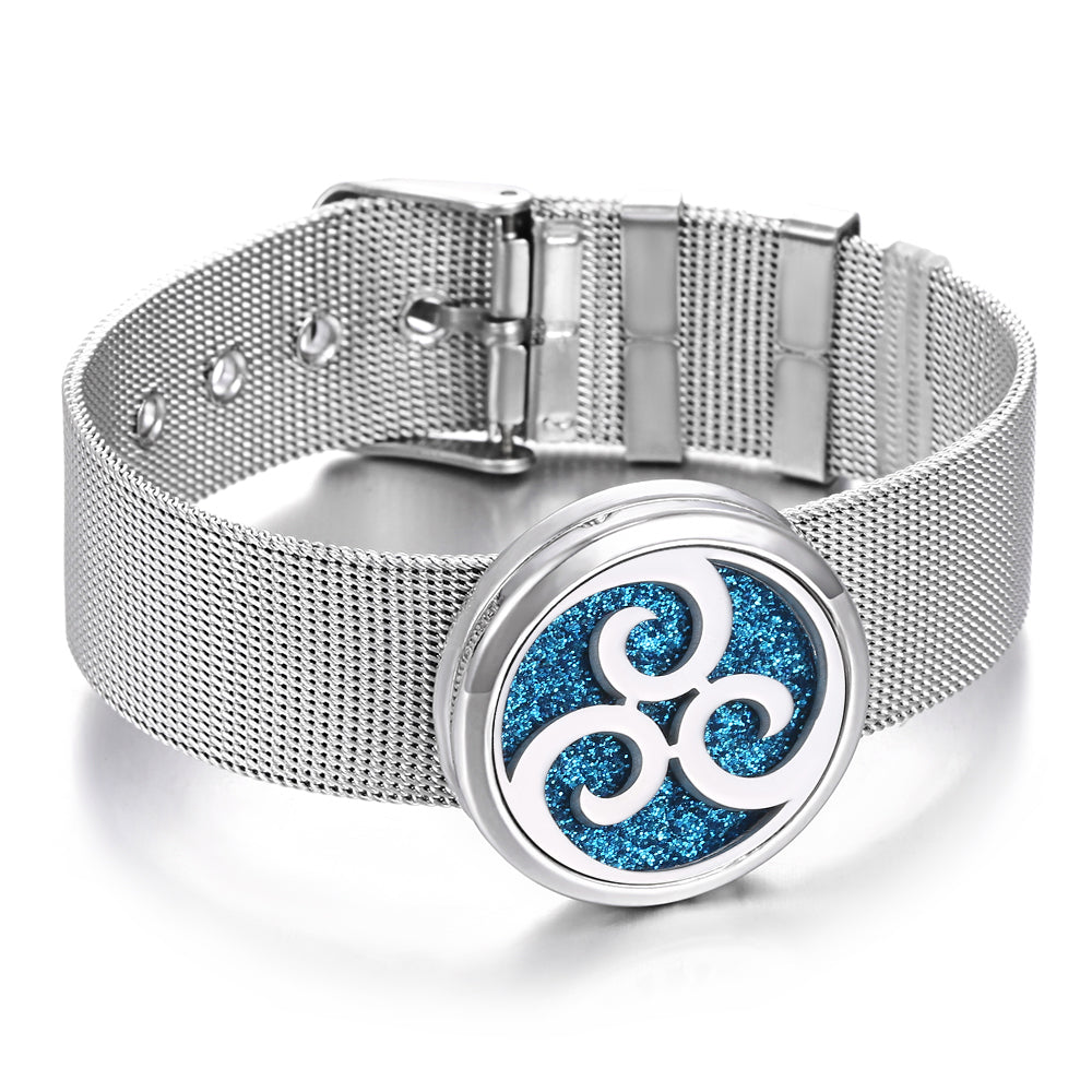 Edelstahl Duft Armband k