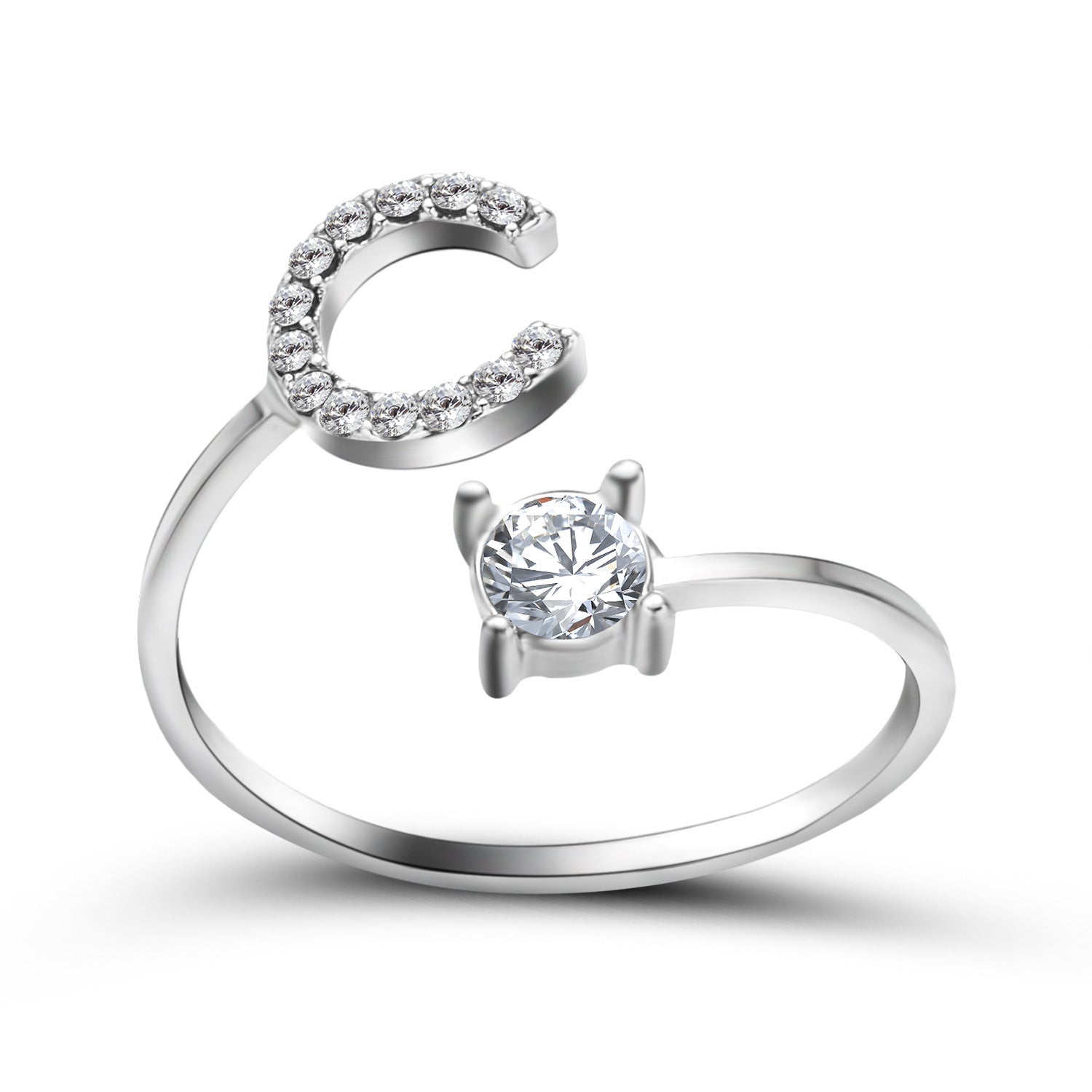 Initialen Diamant Ring