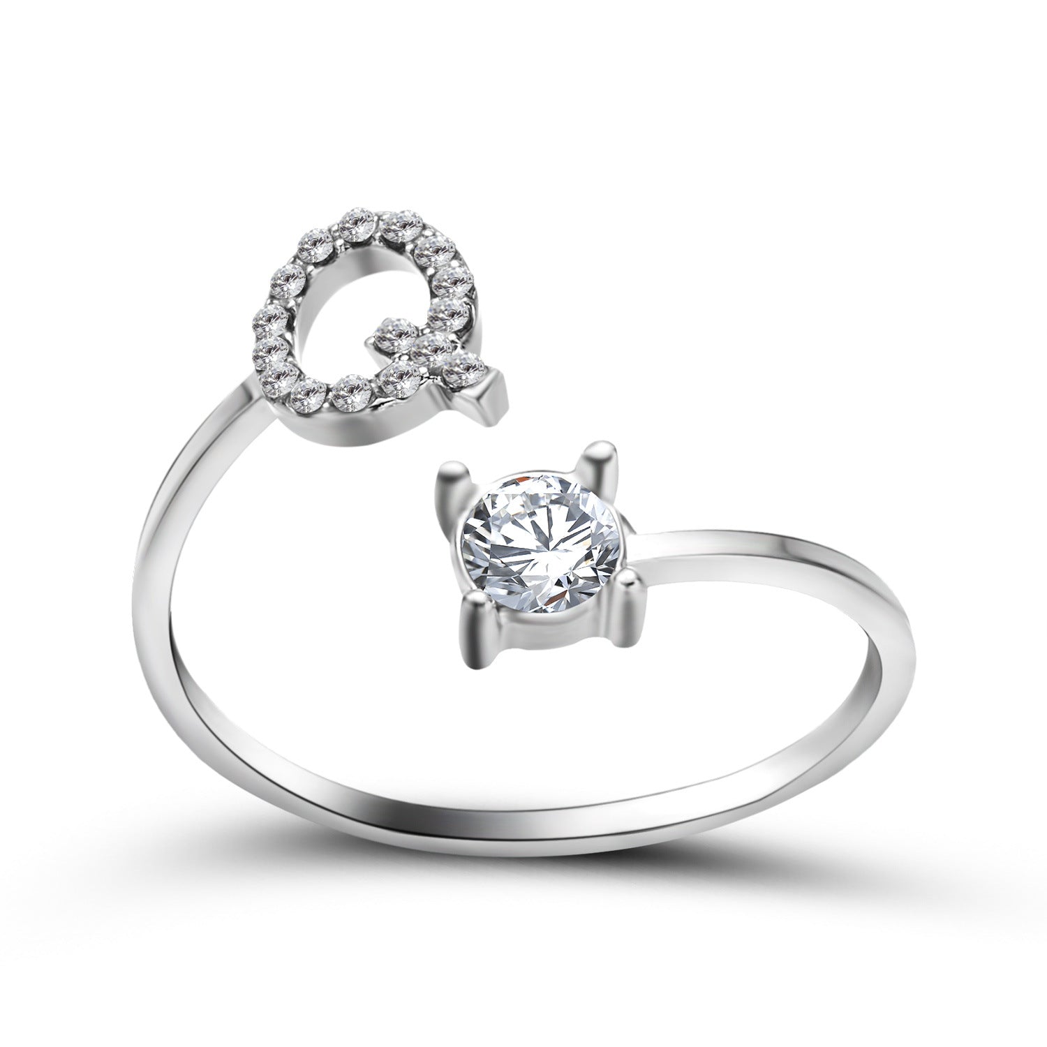 Initialen Diamant Ring
