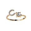 Initialen Diamant Ring