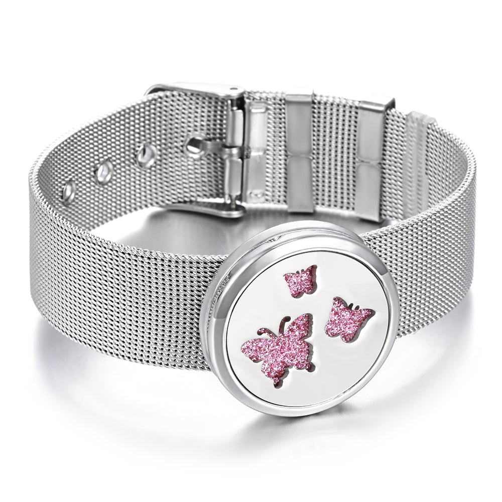 Edelstahl Duft Armband k
