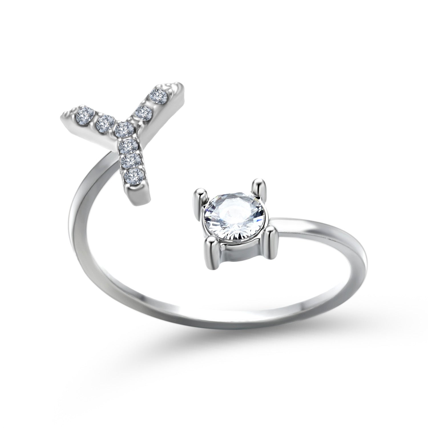 Initialen Diamant Ring