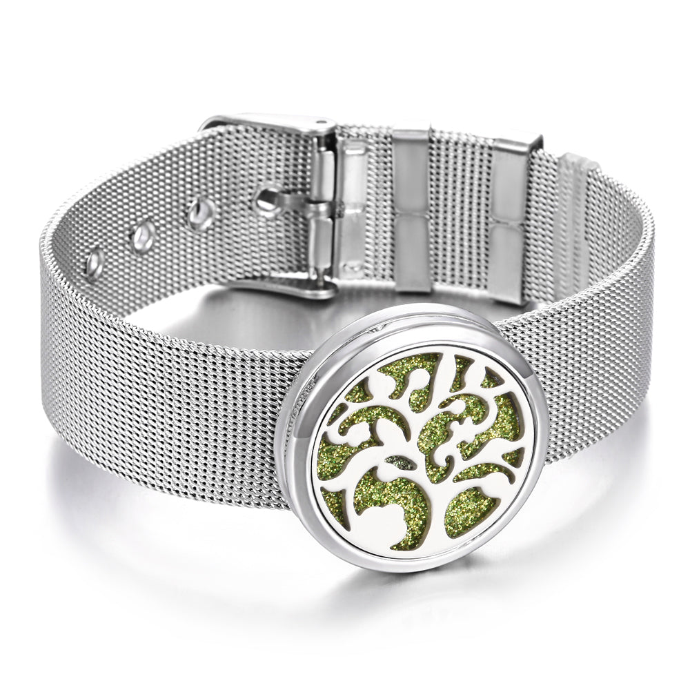Edelstahl Duft Armband k