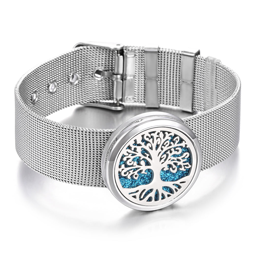 Edelstahl Duft Armband k