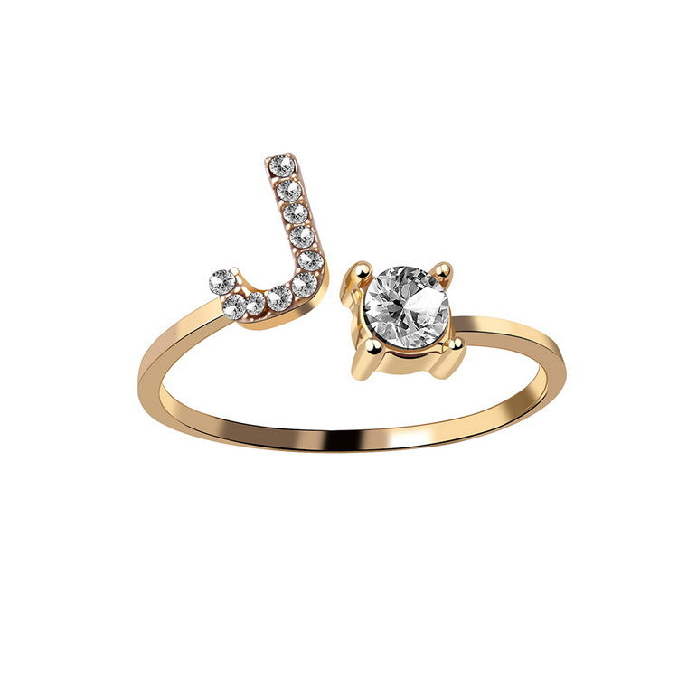 Initialen Diamant Ring