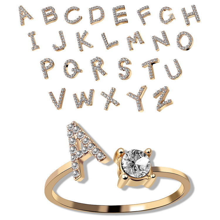 Initialen Diamant Ring