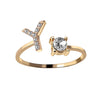 Initialen Diamant Ring
