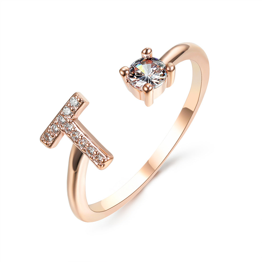 Initialen Diamant Ring