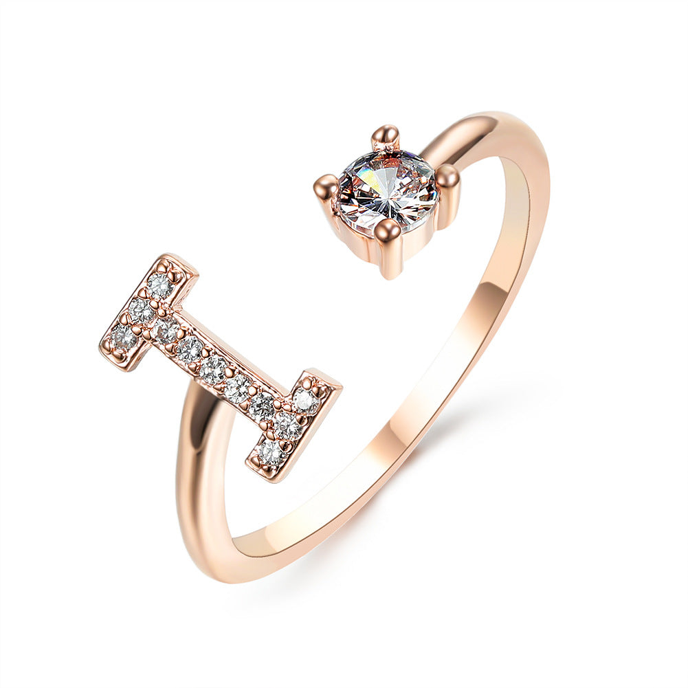 Initialen Diamant Ring