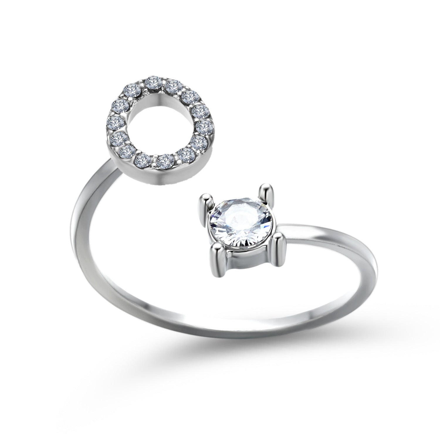 Initialen Diamant Ring