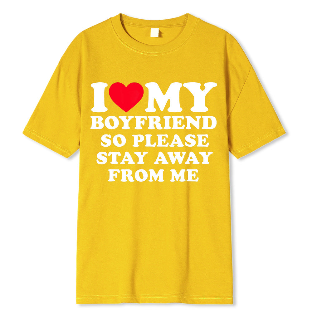 I Love my Boyfriend/Girlfriend Shirts