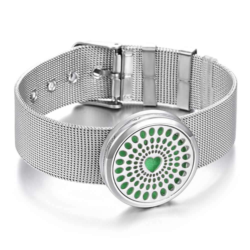 Edelstahl Duft Armband k