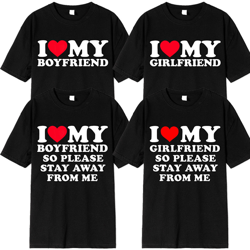 I Love my Boyfriend/Girlfriend Shirts