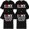 I Love my Boyfriend/Girlfriend Shirts