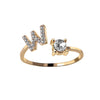 Initialen Diamant Ring