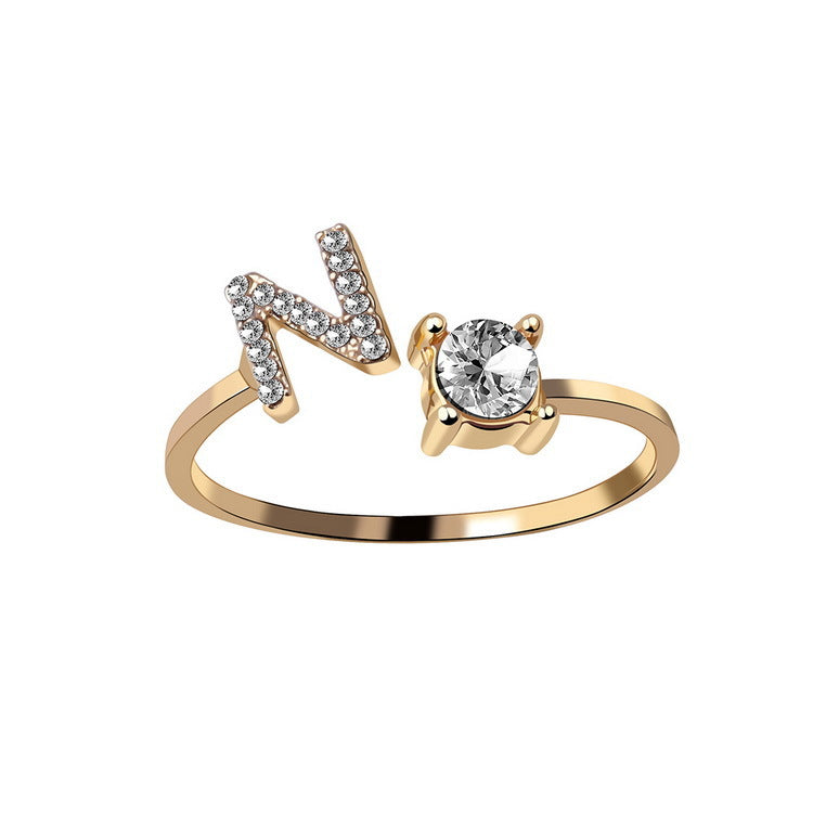 Initialen Diamant Ring