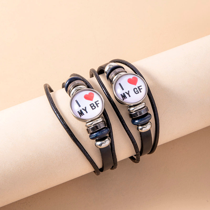 I Love my BF /GF Leuchtendes Armband