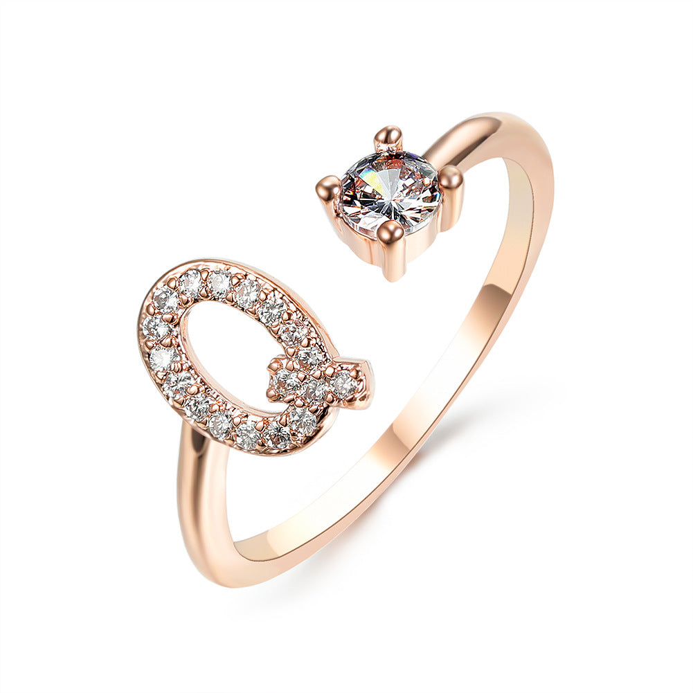 Initialen Diamant Ring