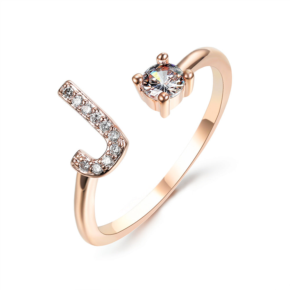 Initialen Diamant Ring