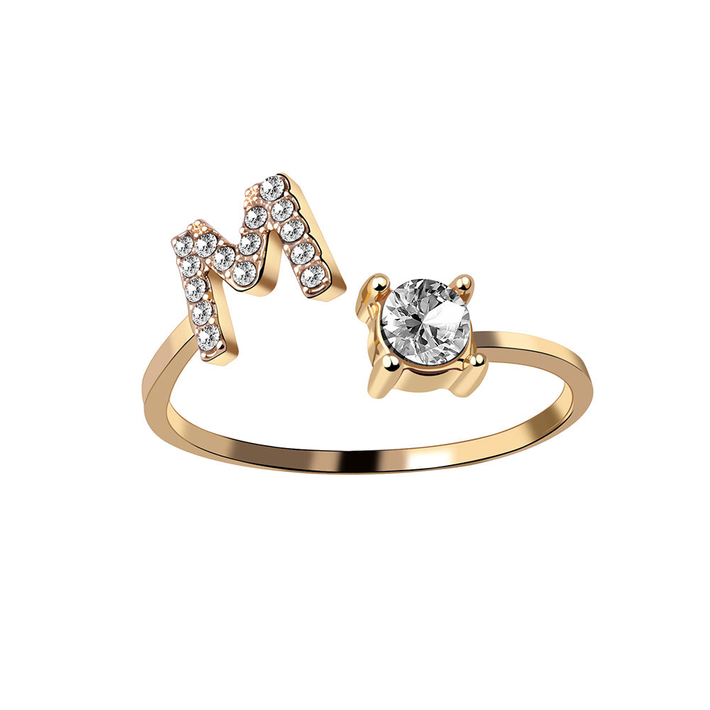Initialen Diamant Ring