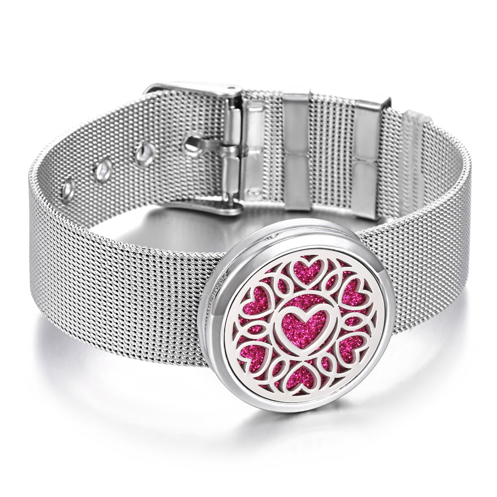 Edelstahl Duft Armband k