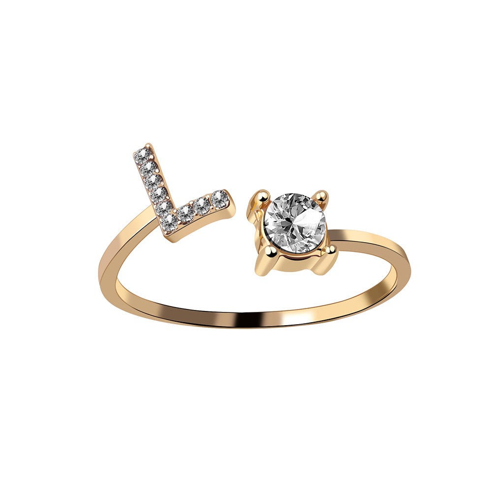 Initialen Diamant Ring
