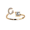 Initialen Diamant Ring