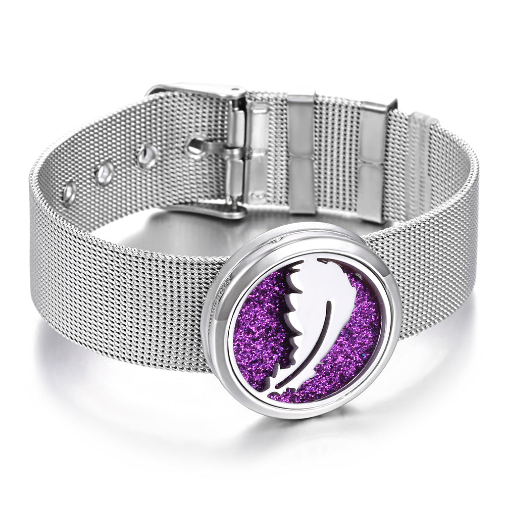 Edelstahl Duft Armband k